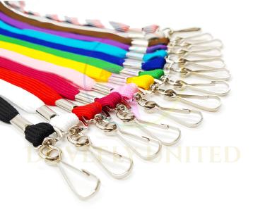 10mm經濟型扁帶 走馬帶 素色證件帶批發 (配件: 鉤子)