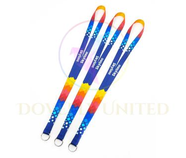 全彩印刷客製化熱轉印識別證帶 (鑰匙圈) (HTP15-14)