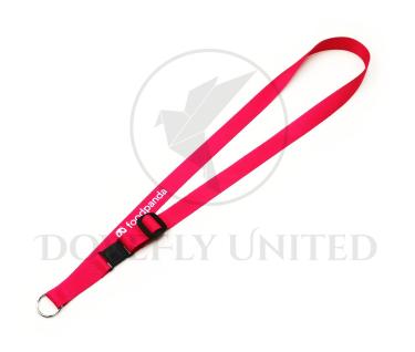 證件帶/識別證帶太長+長度調整環 長短可調 可穿織帶易拉扣訂製 (調整日型環+安全扣) (HTP-109)