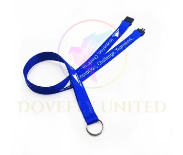 台灣工廠生產客製化熱轉印識別證帶 (鑰匙圈+安全扣) (HTP15-15)