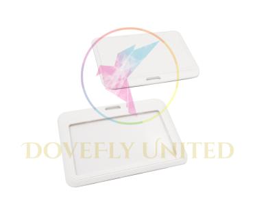 #DF-7540 雙卡高質量識別證保護殼 採用環保PP材質 (橫式)