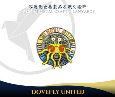 客製化 特殊半透明漆 胸章訂製生產