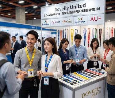 客製化全彩印刷機車鑰匙帶訂製頸掛式證件繩 (HTP-89)