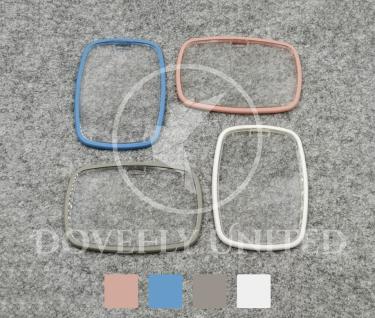 壓克力識別證套 外框包膠式結構 高質感證件卡套訂製 可大量批發/少量生產 (直式) #DF-7533