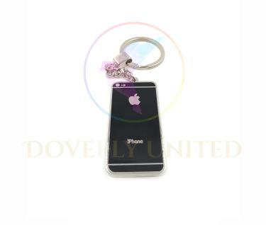 客製化 I phone 造型 鏡面金屬鑰匙圈 生產製造