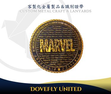 MARVEL 漫威 授權紀念幣製作
