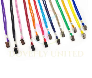 6mm經濟型圓帶 素色識別證帶批發 (配件: 夾子)