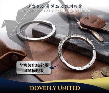 鑰匙圈環LOGO全訂製 可開模壓製 金屬工廠推薦