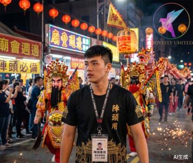 廟會周邊 陣頭必備 客製化印刷 潮 識別證帶 (HTP25-05NM)