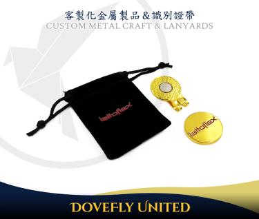 客製各式外形造型帽夾 專業高爾夫球帽夾工廠