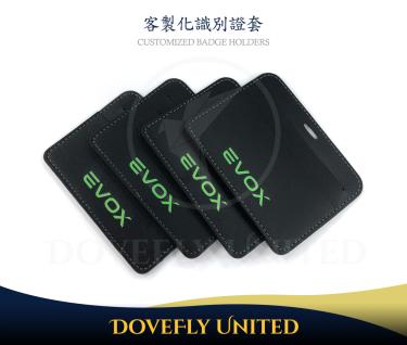 品牌EVOX印刷 客製化仿皮識別證套 #DFLCV126