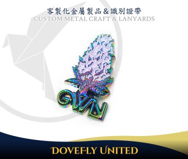 五彩電鍍 客製化 金屬徽章 少量客製