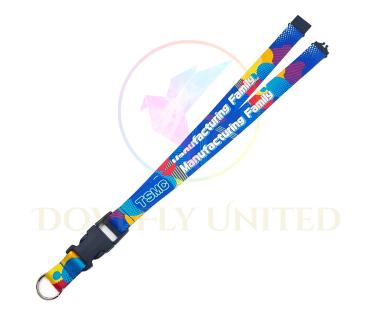 25mm 全彩印刷科技大廠客製化熱轉印識別證帶 (標準配件+插扣+安全扣) (HTP25-10-2)