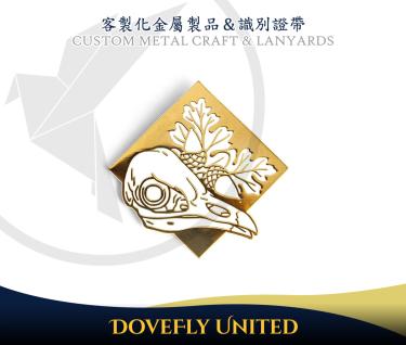 化石客製化設計琺瑯徽章