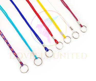 3mm經濟型圓帶 素色識別證帶批發 (配件:夾子)