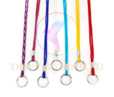 3mm經濟型圓帶 素色識別證帶批發 (配件:鑰匙圈)