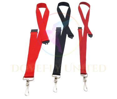 素色證件帶掛繩批發15/20/25mm 高速帶+基本配件+安全扣 (HDLXXSH+B1)