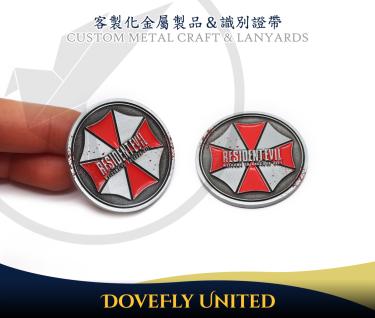 品牌宣傳 電影惡靈古堡 生化危機 宣傳紀念幣訂做 工廠大量批發客製化生產