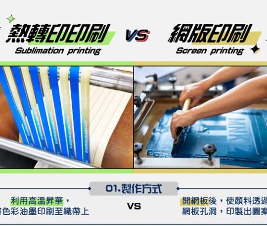 熱昇華印刷V.S網版印刷